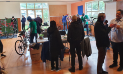 Sunday church service turns into free bike fix-up Image